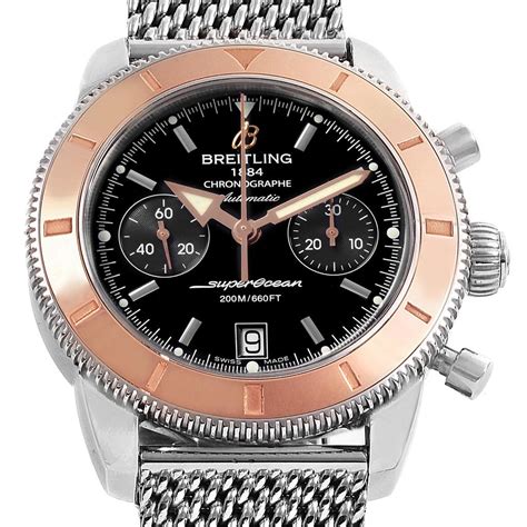 breitling u23370|Breitling SuperOcean Heritage 44 Steel Rose Gold .